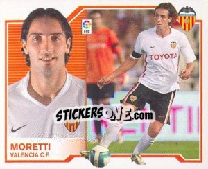 Sticker Moretti - Liga Spagnola 2007-2008 n. 489 - Colecciones ESTE