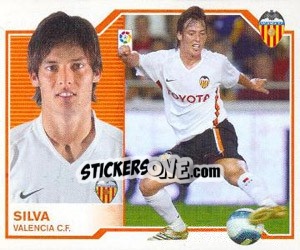 Sticker Silva - Liga Spagnola 2007-2008 n. 498 - Colecciones ESTE