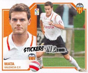 Cromo Mata (Coloca) - Liga Spagnola 2007-2008 - Colecciones ESTE