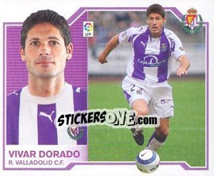 Cromo Vivar Dorado - Liga Spagnola 2007-2008 - Colecciones ESTE