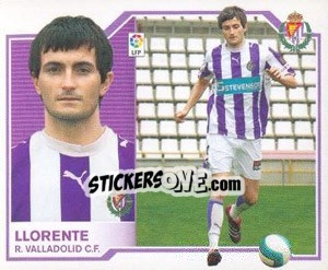 Sticker Joseba Llorente - Liga Spagnola 2007-2008 n. 531 - Colecciones ESTE