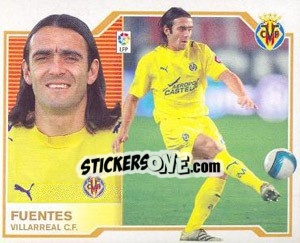 Cromo Fuentes - Liga Spagnola 2007-2008 n. 547 - Colecciones ESTE