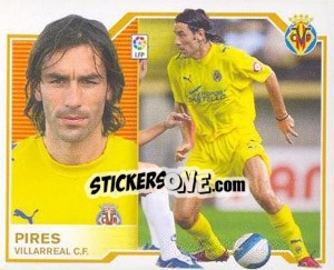 Sticker Robert Pirés - Liga Spagnola 2007-2008 - Colecciones ESTE