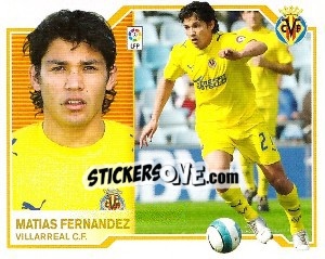 Sticker Matías Fernández - Liga Spagnola 2007-2008 n. 559 - Colecciones ESTE
