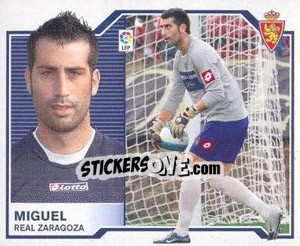 Cromo Miguel - Liga Spagnola 2007-2008 n. 574 - Colecciones ESTE