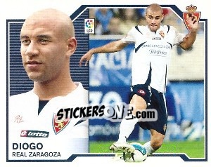 Sticker Diogo - Liga Spagnola 2007-2008 n. 575 - Colecciones ESTE