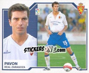 Sticker Pavón - Liga Spagnola 2007-2008 n. 576 - Colecciones ESTE