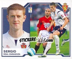 Sticker Sergio - Liga Spagnola 2007-2008 n. 578 - Colecciones ESTE