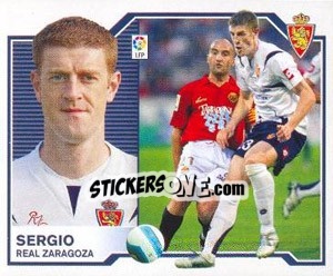 Cromo Sergio - Liga Spagnola 2007-2008 - Colecciones ESTE