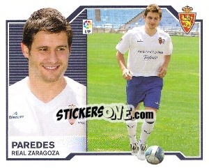 Cromo Paredes - Liga Spagnola 2007-2008 - Colecciones ESTE