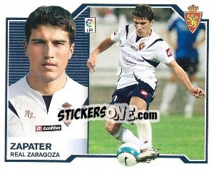 Sticker Zapater - Liga Spagnola 2007-2008 - Colecciones ESTE