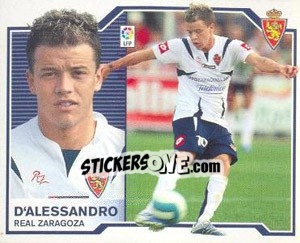 Sticker D´Alessandro - Liga Spagnola 2007-2008 n. 586 - Colecciones ESTE