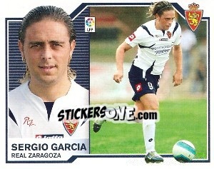 Cromo Sergio García - Liga Spagnola 2007-2008 - Colecciones ESTE