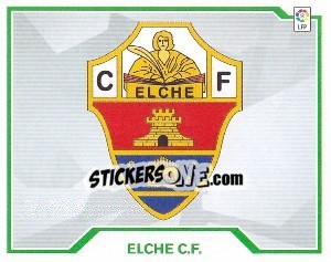 Sticker Elche - Liga Spagnola 2007-2008 n. 608 - Colecciones ESTE