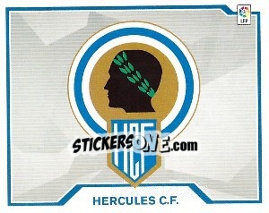 Sticker Hércules - Liga Spagnola 2007-2008 n. 613 - Colecciones ESTE