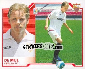 Sticker 2) De Mul ( Sevilla) - Liga Spagnola 2007-2008 - Colecciones ESTE