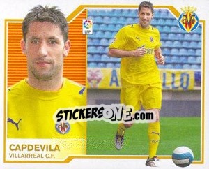 Sticker 5) Capdevila (Villarreal) - Liga Spagnola 2007-2008 n. 635 - Colecciones ESTE