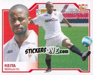 Cromo 7) Seydou Keita (Sevilla) - Liga Spagnola 2007-2008 - Colecciones ESTE