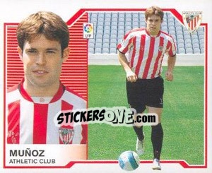Sticker 11) Muñoz (Athletic) - Liga Spagnola 2007-2008 - Colecciones ESTE