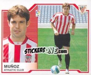 Sticker 11) Muñoz (Athletic) - Liga Spagnola 2007-2008 n. 641 - Colecciones ESTE