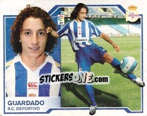 Sticker 13) Guardado (Deportivo) - Liga Spagnola 2007-2008 n. 643 - Colecciones ESTE