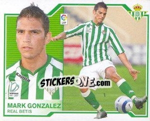 Cromo 16) Mark González (Betis) - Liga Spagnola 2007-2008 - Colecciones ESTE