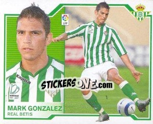 Sticker 16) Mark González (Betis) - Liga Spagnola 2007-2008 n. 646 - Colecciones ESTE