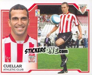 Cromo 18) Cuéllar (Athletic) - Liga Spagnola 2007-2008 - Colecciones ESTE