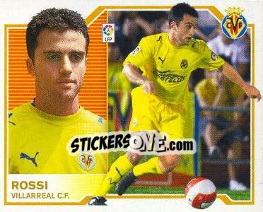Sticker 30) Rossi (Villarreal C.F.) - Liga Spagnola 2007-2008 n. 660 - Colecciones ESTE