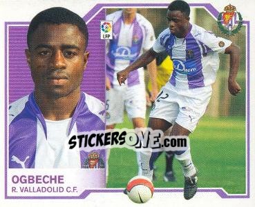Sticker 33) Ogbeche (R. Valladolid C.F.) - Liga Spagnola 2007-2008 n. 663 - Colecciones ESTE