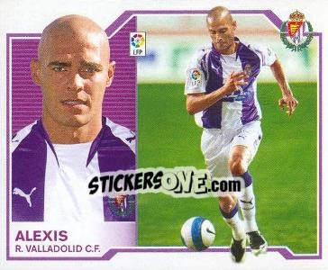 Sticker 41) Alexis (Valladolid) - Liga Spagnola 2007-2008 n. 671 - Colecciones ESTE
