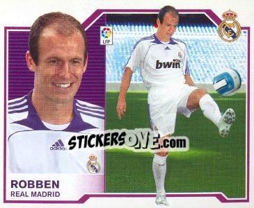 Sticker 45) Robben (R.Madrid) - Liga Spagnola 2007-2008 n. 675 - Colecciones ESTE