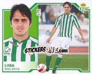 Cromo 47) Lima (Real Betis) - Liga Spagnola 2007-2008 - Colecciones ESTE