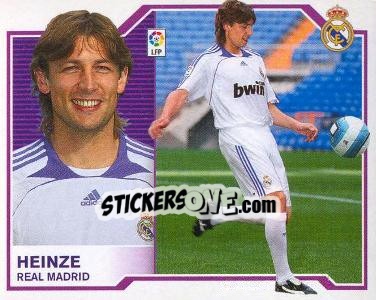 Figurina 50) Heinze (Real Madrid) - Liga Spagnola 2007-2008 - Colecciones ESTE