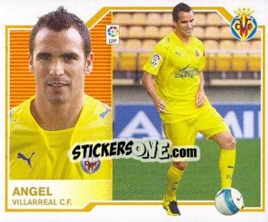 Cromo 52) Angel (Villarreal C.F.) - Liga Spagnola 2007-2008 - Colecciones ESTE
