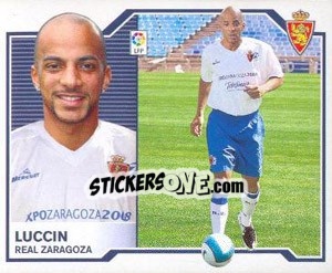 Sticker 55) Luccin (Real Zaragoza) - Liga Spagnola 2007-2008 n. 685 - Colecciones ESTE