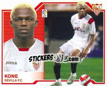 Sticker 57) Arouna Kone (Sevilla F.C.) - Liga Spagnola 2007-2008 n. 687 - Colecciones ESTE