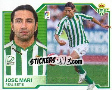 Figurina 58) Jose Mari (Real Betis) - Liga Spagnola 2007-2008 - Colecciones ESTE