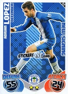 Sticker Adrian Lopez - English Premier League 2010-2011. Match Attax Extra
 n. N29 - Topps