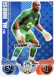 Sticker Ali Al Habsi - English Premier League 2010-2011. Match Attax Extra
 n. U54 - Topps