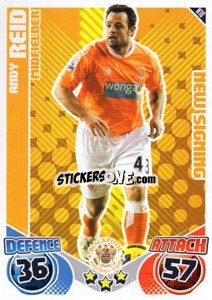 Sticker Andy Reid - English Premier League 2010-2011. Match Attax Extra
 n. N10 - Topps