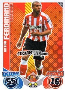 Cromo Anton Ferdinand - English Premier League 2010-2011. Match Attax Extra
 n. U40 - Topps