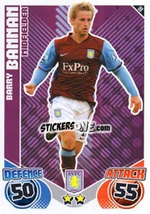 Sticker Barry Bannan - English Premier League 2010-2011. Match Attax Extra
 n. U9 - Topps