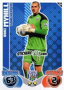 Sticker Boaz Myhill - English Premier League 2010-2011. Match Attax Extra
 - Topps