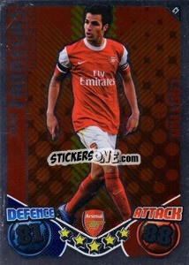 Cromo Cesc Fabregas - English Premier League 2010-2011. Match Attax Extra
 - Topps