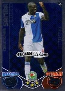 Sticker Christopher Samba - English Premier League 2010-2011. Match Attax Extra
 n. C4 - Topps