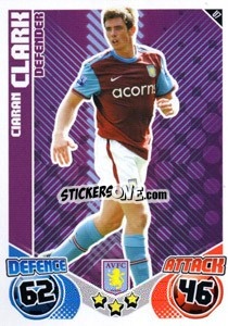 Sticker Ciaran Clark - English Premier League 2010-2011. Match Attax Extra
 - Topps