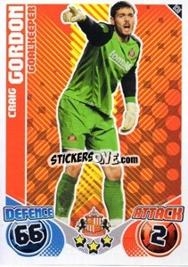 Sticker Craig Gordon - English Premier League 2010-2011. Match Attax Extra
 - Topps