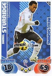 Sticker Daniel Sturridge - English Premier League 2010-2011. Match Attax Extra
 n. N14 - Topps