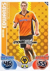 Sticker David Edwards - English Premier League 2010-2011. Match Attax Extra
 - Topps
